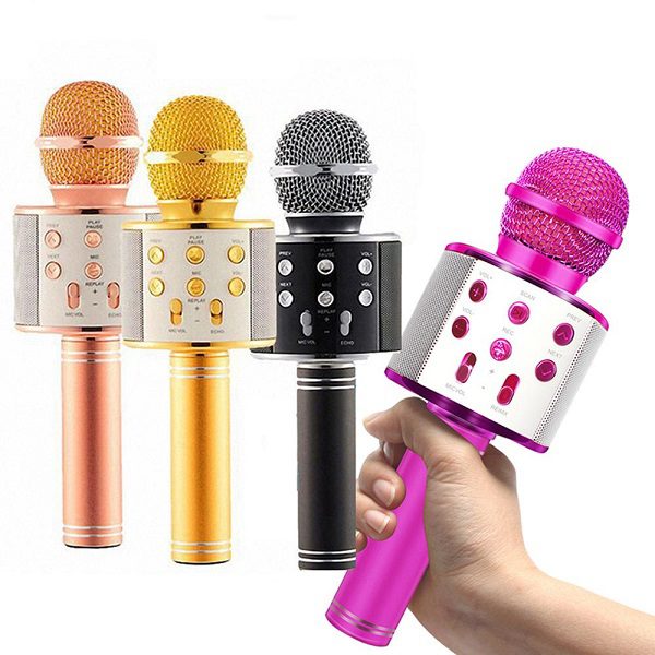 Microfone Karaoke Sem Fios WS-858