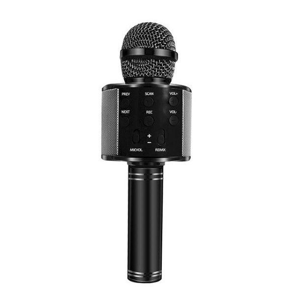 Microfone Sem Fio Bluetooth Karaoke WS-858 P