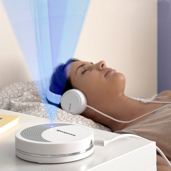 Máquina de Relaxamento com Luz e Som para Dormir Calmind