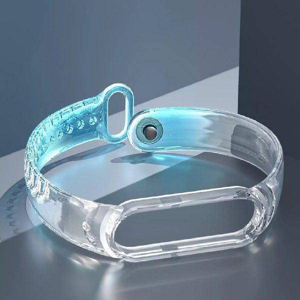 Bracelete Transparente Azul