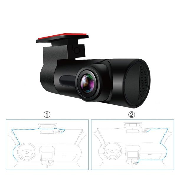 Mini câmara de carro com visão noturna (4)