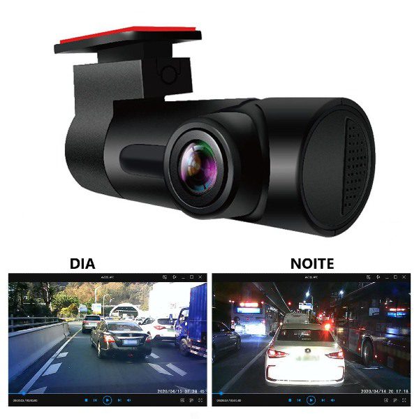 Mini câmara de carro com visão noturna (6)