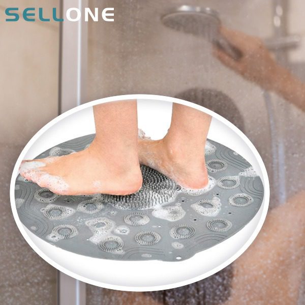Tapete de banheira e massagem de pés antiderrapante