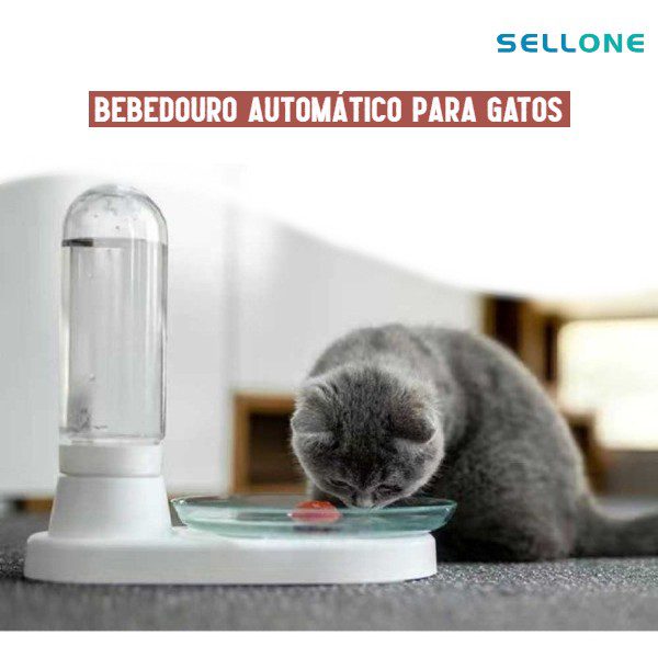 Bebedouro automático para gatos