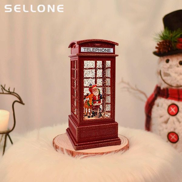 Cabine de telefone mágica Natal