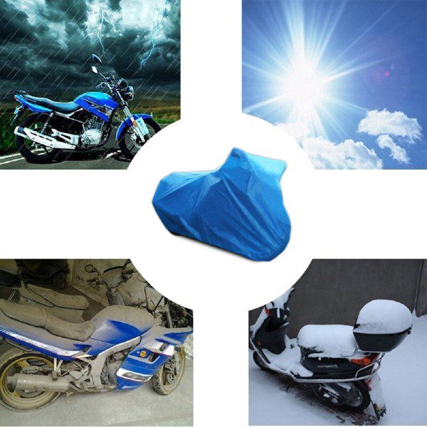 Capa de Cobertura para Moto azul (2)
