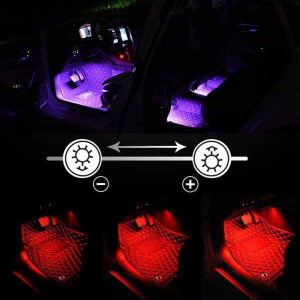 Luzes Led RGB para Carro Usb (4)