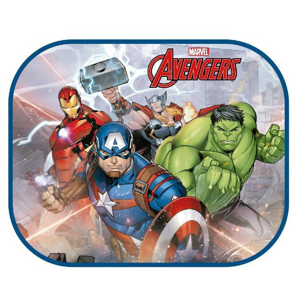 Pack 2 Tapa Sol Lateral Avengers + Poster para Colorir (2)