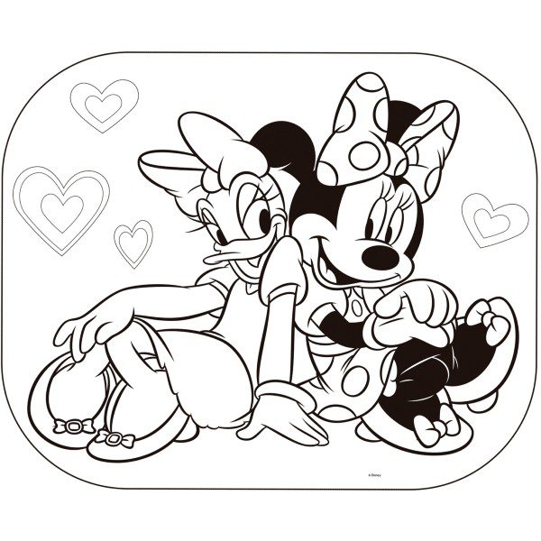 Pack 2 Tapa Sol Lateral Minnie Mouse + Poster para Colorir (3)