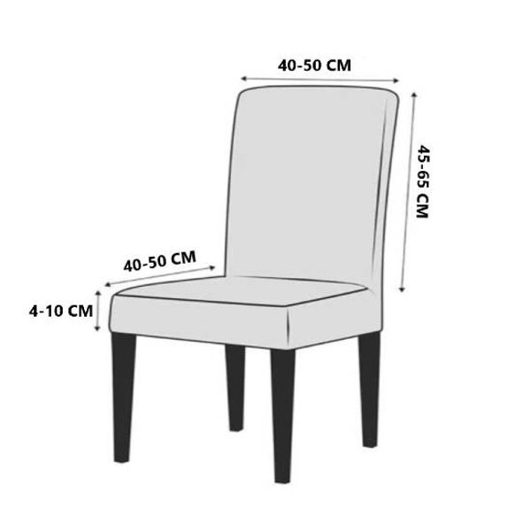 Capa Protetora Cadeira Com Encosto Lisa (4)