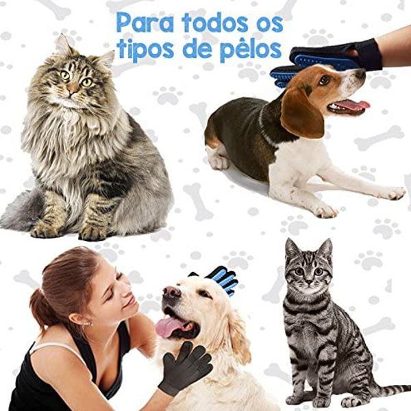 Luva Magnética Removedora de Pelos Cães e Gatos (3)