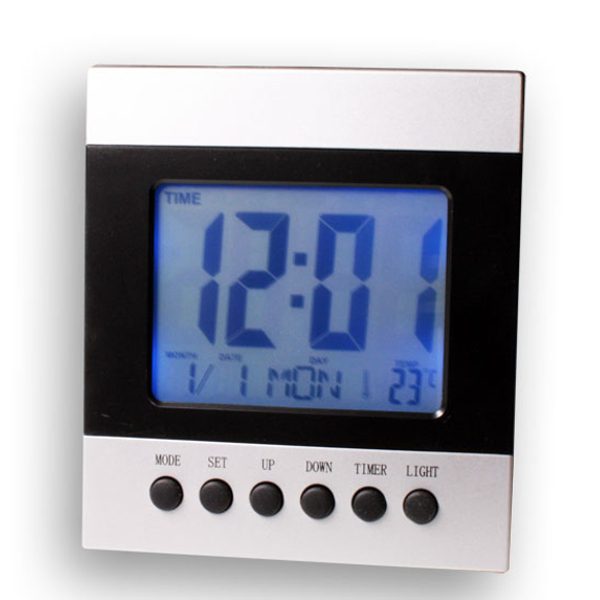Relógio Despertador Com Alarme e Temperatura (1)