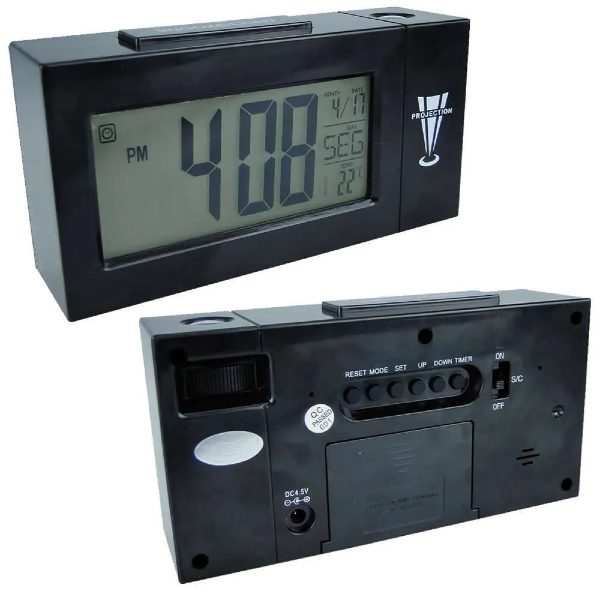 Relógio Despertador Digital Com Projetor das Horas (1)