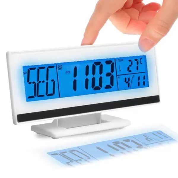 Relógio Despertador Digital LED com Termómetro (1)