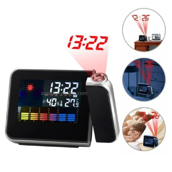 Relógio Despertador LCD com Projeção da Hora (2)