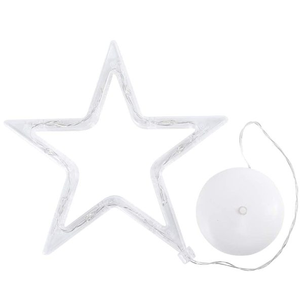 Estrela Decorativa Iluminada de Natal com Ventosa (3)
