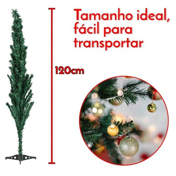Árvore De Natal Artificial Verde 120cm (3)
