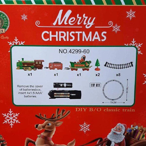 Comboio de Natal com Som e Luzes 13 Peças Edição Deluxe (1)
