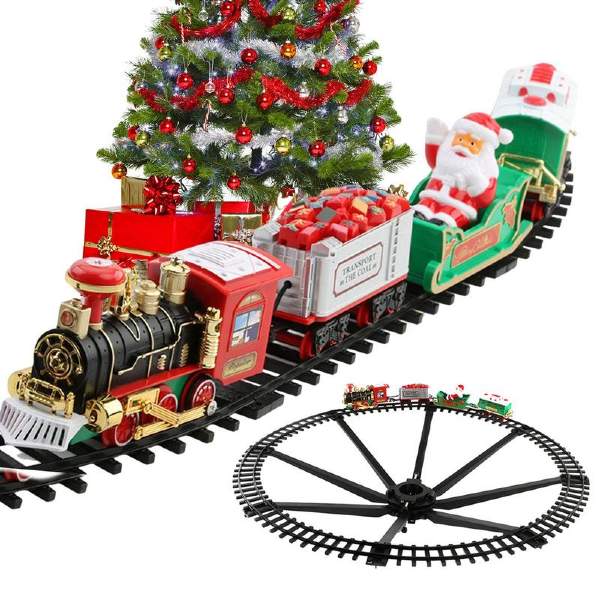 Comboio para Árvore de Natal com Som e Luzes Diâmetro 89cm (3)