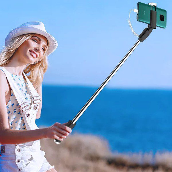 Selfie Stick com Cabo Jack de 3,5 mm (2)