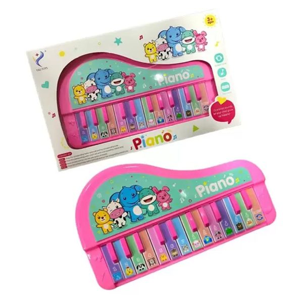 Piano Infantil Colorido Animais 13 Sons (1)