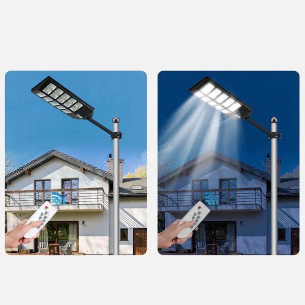 Candeeiro Solar de Rua 1000W com Sensor de Movimento e Comando (3)