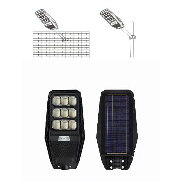 Lâmpada Solar de Rua 300W com Sensor de Movimento e Comando (4)