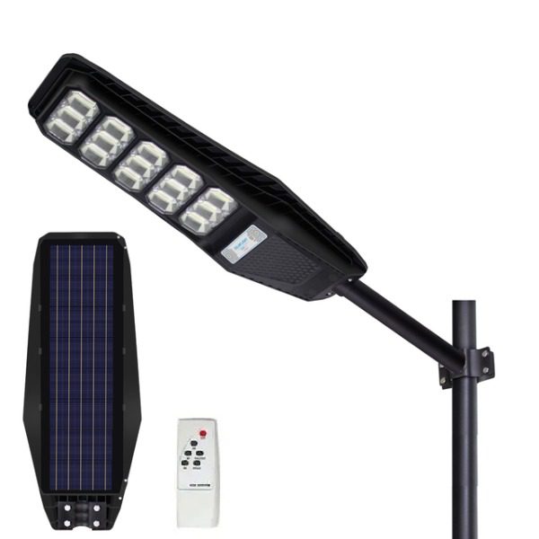Lâmpada Solar de Rua 500W com Sensor de Movimento e Comando (5)