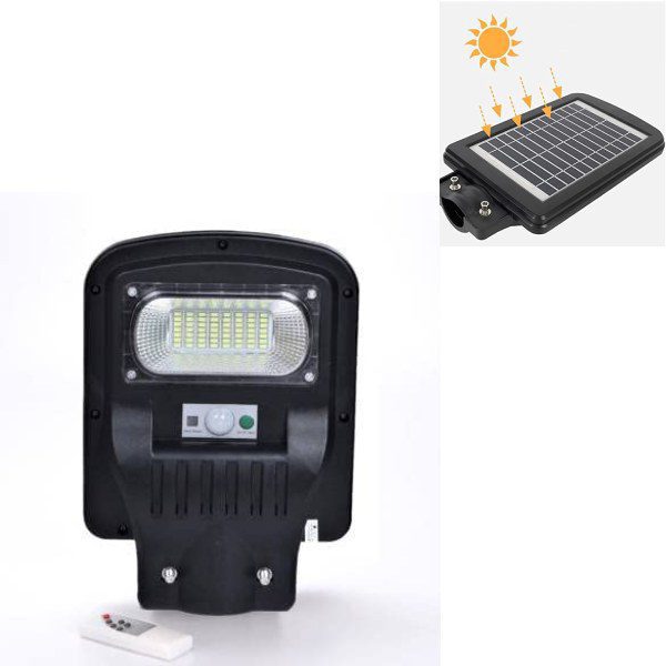 Lâmpada Solar de Rua 50W com Sensor de Movimento e Comando (3)