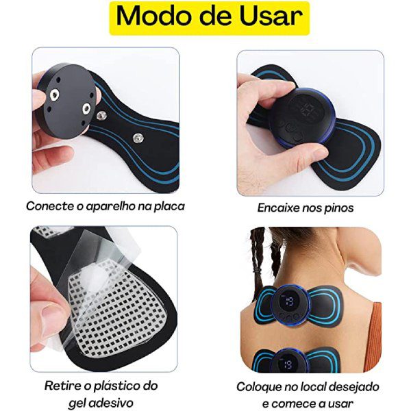 Mini Massajador EMS Elétrico – 2 UNI (1)