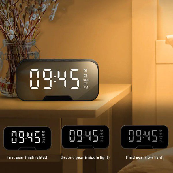 Relógio Despertador Bluetooth Multifuncional G10 (2)