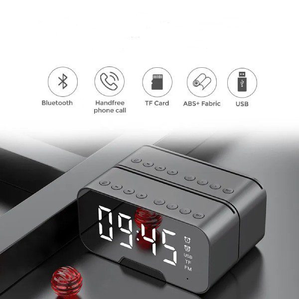Relógio Despertador Bluetooth Multifuncional G10 (3)