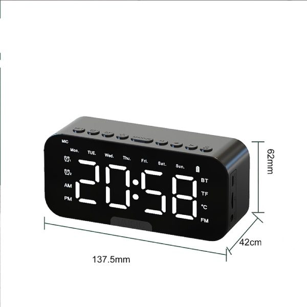 Relógio Despertador Bluetooth Multifuncional G10 (5)