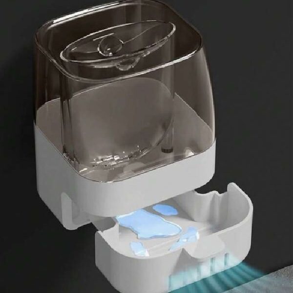 Escova de Sanita com Dispensador de Detergente + Suporte (2)