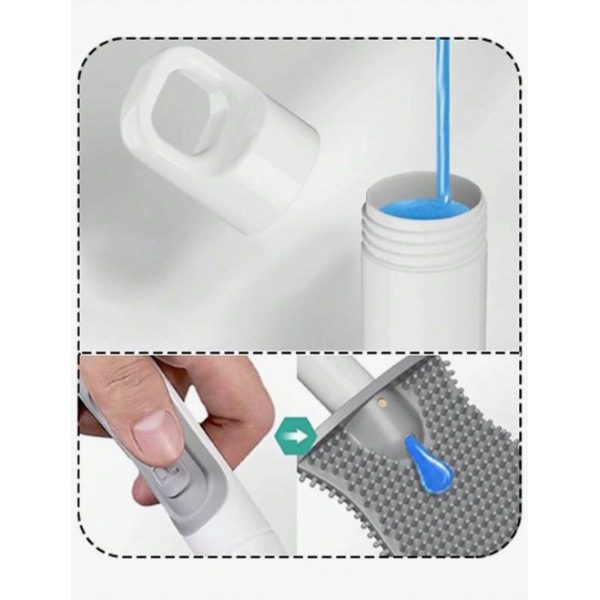 Escova de Sanita com Dispensador de Detergente + Suporte (3)