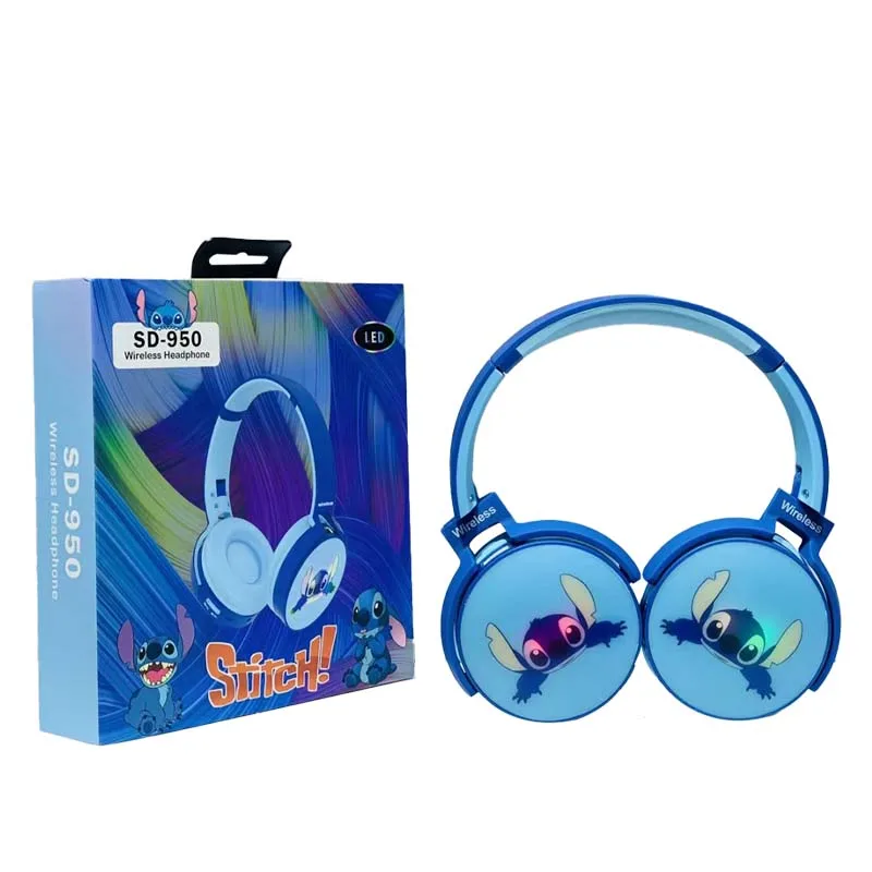 New-Disney-Stitch-SD-950-Wireless-Bluetooth-Headphones-Foldable-HIFI-Suround-Sound-Earphone-with-Mic-Children