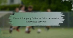 Vincent Kompany: Infância, Início de carreira, Anecdotas pessoais